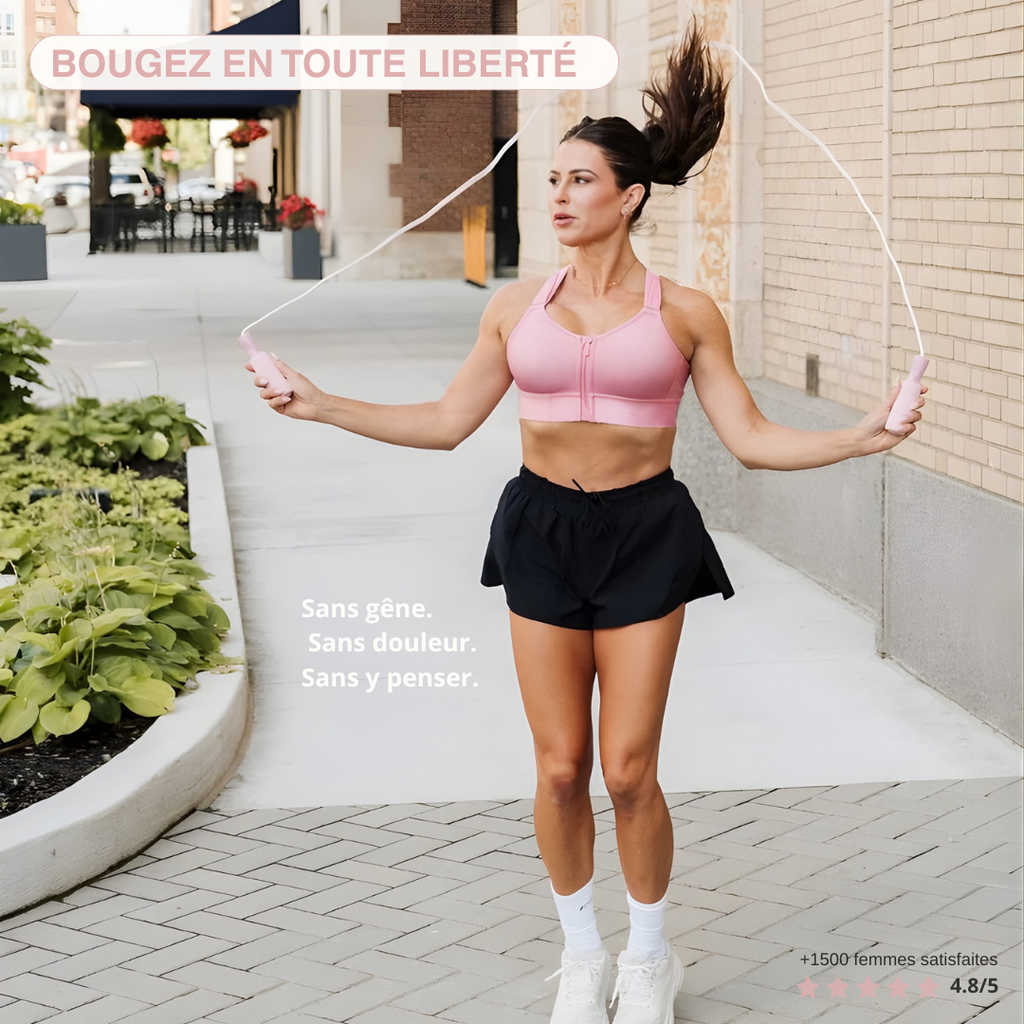 Brassière de sport 100% ajustable